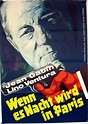 "WENN ES NACHT WIRD IN PARIS" MOVIE POSTER - "TOUCHEZ PAS AU GRISBI ...