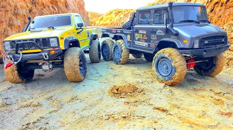Rc Cars Extreme Canyon Adventures Axial Unimog X Vs Rgt X