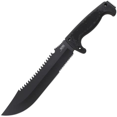 Buy Sog Jungle Primitive Fixed Blade Field And Camping Machete With Sheath For Clearing Brush