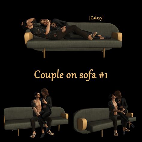 The Sims 4 Calaxy Couple On Sofa 1 3 Poses Micat Game