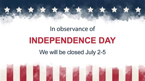 We Will Be Closed For Independence Day Slide Lok Floor Coatings And Storage Systems