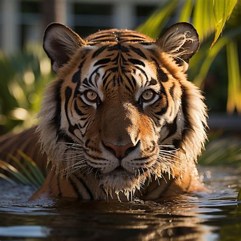 Premium Ai Image Photograph Of A Majestic Bengal Tiger Prowling