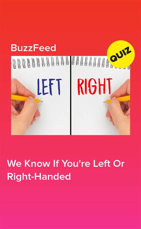We Know If Youre Left Or Right Handed Left Handed Facts Left Handed