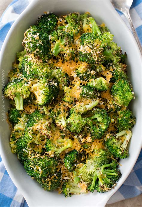 Crispy Cheesy Roasted Broccoli The Chunky Chef