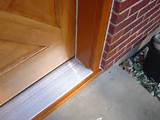 Photos of New Door Threshold