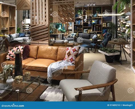 Nice Modern Home Furnishing Store Inside Editorial Image Image Of