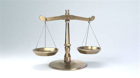 Libra Balance Scale 3d Model Animated Rigged Cgtrader