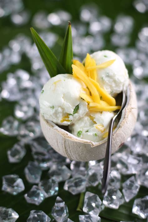 Our Best Seller Ice Cream Kati Classic Thai Coconut Ice Cream Served