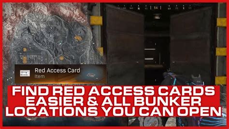 Cod Warzone Red Key Card Bunker Locations How To Open Bunker 11 In