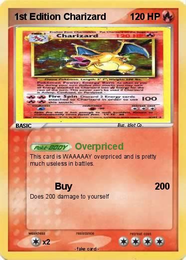 Maybe you would like to learn more about one of these? Pokémon 1st Edition Charizard - Overpriced - My Pokemon Card