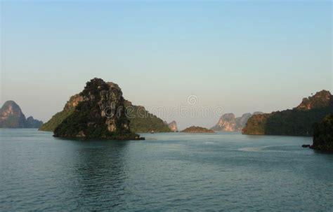 Vietnam Travel Beach Ocean Panorama Ha Long Bay Stock Photo Image Of