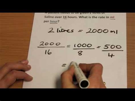 Let's walk through this medical calculation together by doing some word problems Calculating Infusion Rates - YouTube