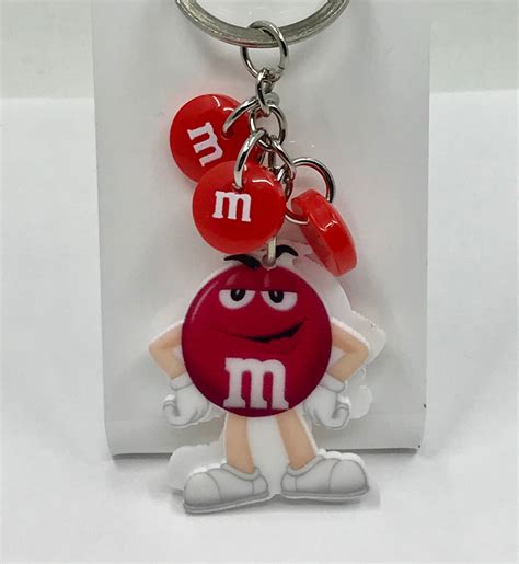 Red Mandm Character With Red Mandm Sweets Etsy