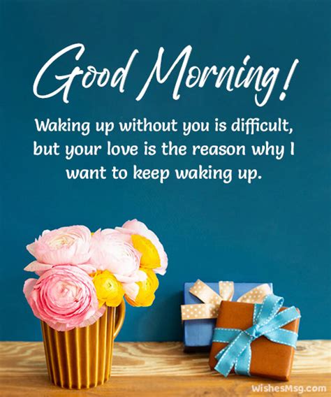 Good Morning Messages For Him Long Distance Wishesmsg