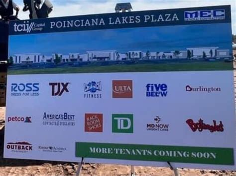 Poinciana Lakes Plaza A New Shopping And Business Hub Set To Open In