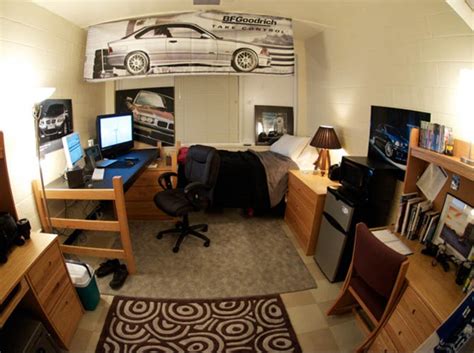 Contemporary Dorm Room Design Idea For Decorating Design