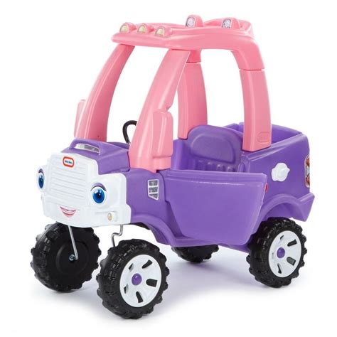 Little Tikes Princess Cozy Truck Purple Pink Outdoor Girls Ride On Toy