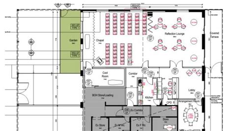 Mortuary Funeral Home Floor Plans Viewfloor Co
