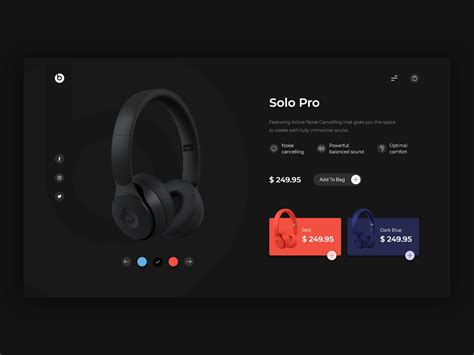 Beats Headphone Concept Ui Design By Abhijith R On Dribbble