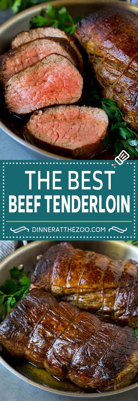 The most tender beef roast that is well. Beef Tenderloin with Garlic Butter #beef #steak #dinner #dinneratthezoo | Beef tenderloin ...