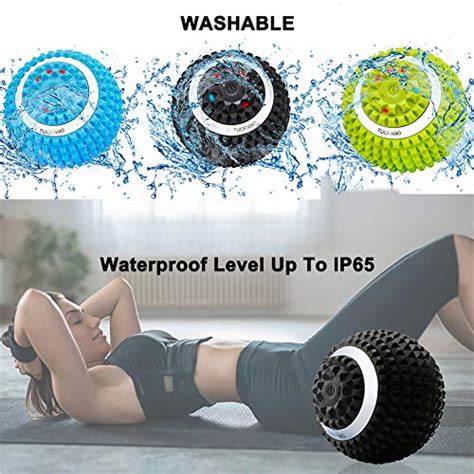 Electric Vibrating Massage Ball 4 Speed High Intensity Fitness Yoga Massage Roller Relieving