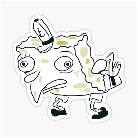 Mocking Spongebob Meme Sticker By Lextong8 Redbubble