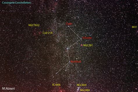 Cassiopeia Constellation Astronomy Magazine Interactive Star Charts