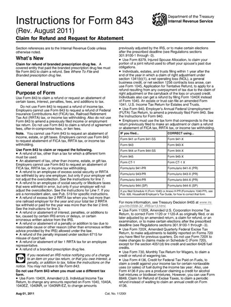 Irs Form 843 Instructions Fill Out And Sign Online Dochub