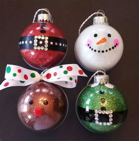 25 Easy Diy Glitter Christmas Ornaments That Look Fantastic Kids