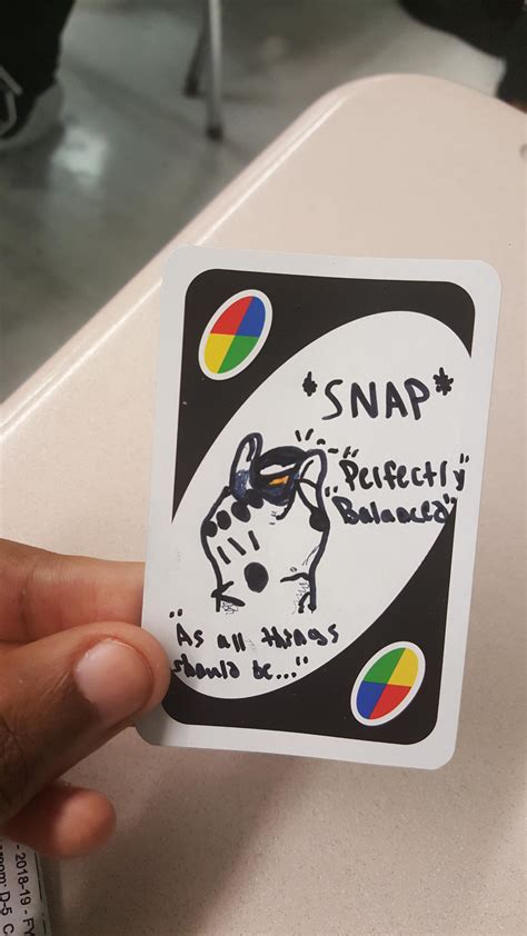 To win at playing uno, play a card onto the discard pile each time it's your turn. Thanos Card : marvelstudios