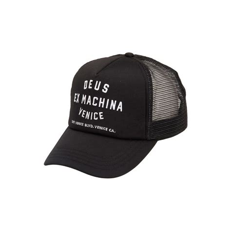 Deus ex machina benzin trucker mens snapback cap bnwt hat terracotta red os newtop rated seller. Cap Deus ex Machina ADDRESS VENICE TRUCKER - mesh cap
