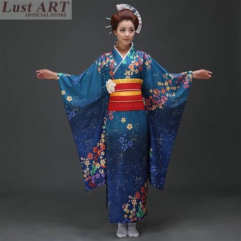 japanese kimono traditional dress cosplay female yukata women haori japan geisha costume obi