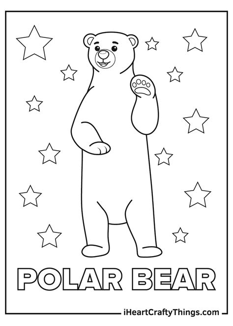 Polar Bears Coloring Pages Updated 2021