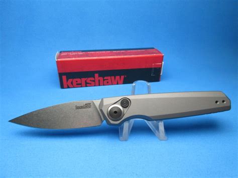 Kershaw Launch 18 Silver Handle Switchblade Knife