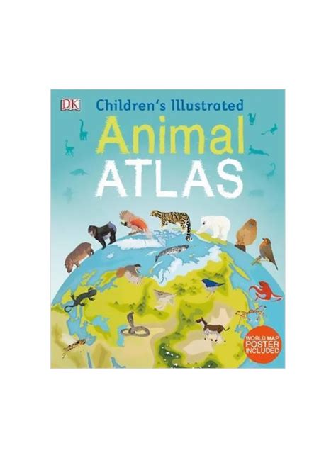 Childrens Illustrated Animal Atlas Hardcover Wholesale Tradeling