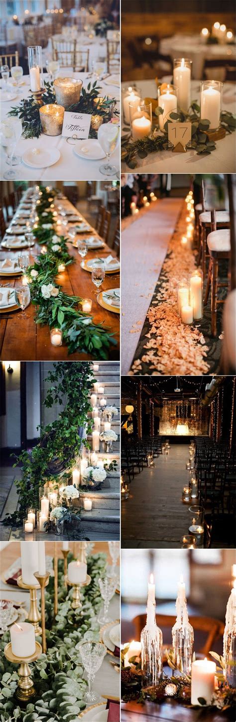 20 Stuning Wedding Candlelight Decoration Ideas You Will Love