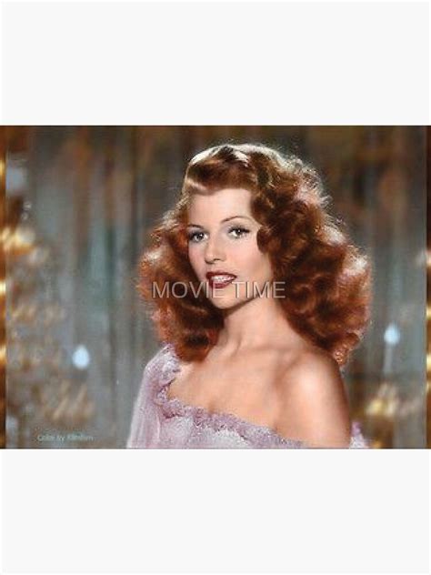 Rita Hayworth Poster By Ninazakri Redbubble