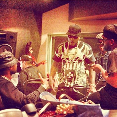 In The Studio Young Jeezy Usher And Jermaine Dupri Hiphop N More