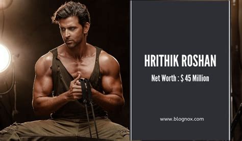 For all time, at the moment, 2021 year, hrithik roshan earned $30 million. Net Worth of Top 10 Richest Bollywood Actors | 2020 Update