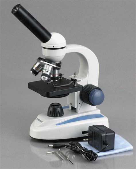Amscope M158c E2 40x 1000x Biology Science Metal Glass