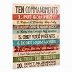 Ten Commandments Contemporary Design 12x16 Wall Plaque * Learn more by ...