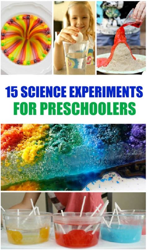 15 Science Experiments For Preschoolers Science Activities And Projects