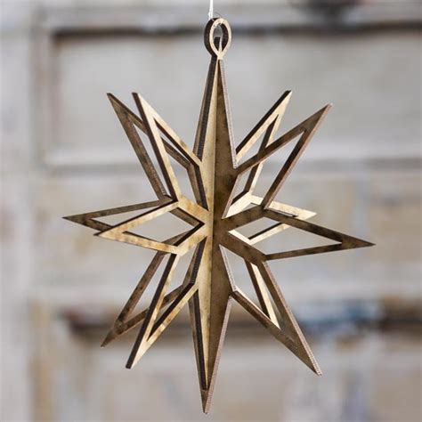Target.com has been visited by 1m+ users in the past month Dimensional Laser Cut Star Ornament - All Wood Cutouts ...