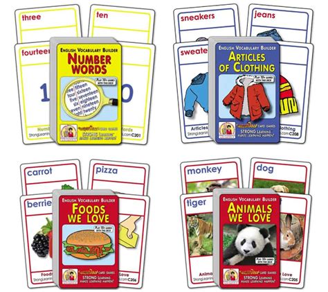 14 Vocabulary Card Games From Pre Kindergarten To Elementary