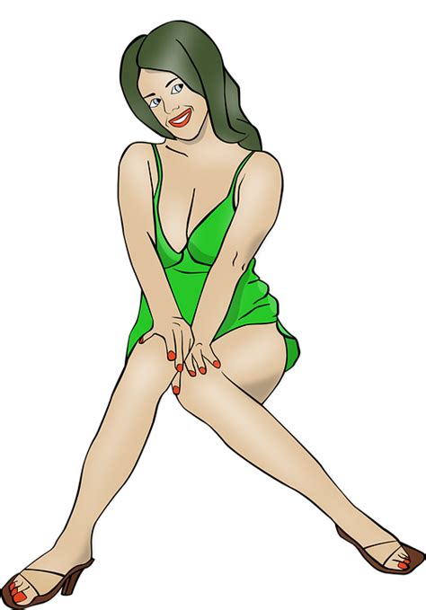 Pin Up Girl Striptérka Vektorová Grafika Zdarma Na Pixabay