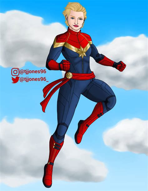 Captain Marvel By Tjjones96 On Deviantart