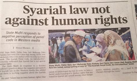 But rest assure, the law doesnt permit sharia court in malaysia to give big sentences. Brunei announces death by stoning for adultery, gay sex ...