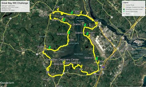 Great Bay 55k Challenge Course Map 2020 Great Bay 5k