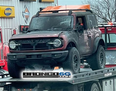 Two Pre Production 2021 Ford Broncos Torched In Trailer Fire
