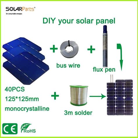 First do your homework with the pv information we provide then select the kit that will fit your applications and budget. Solarparts DIY your solar panel kits with 125*125mm ...